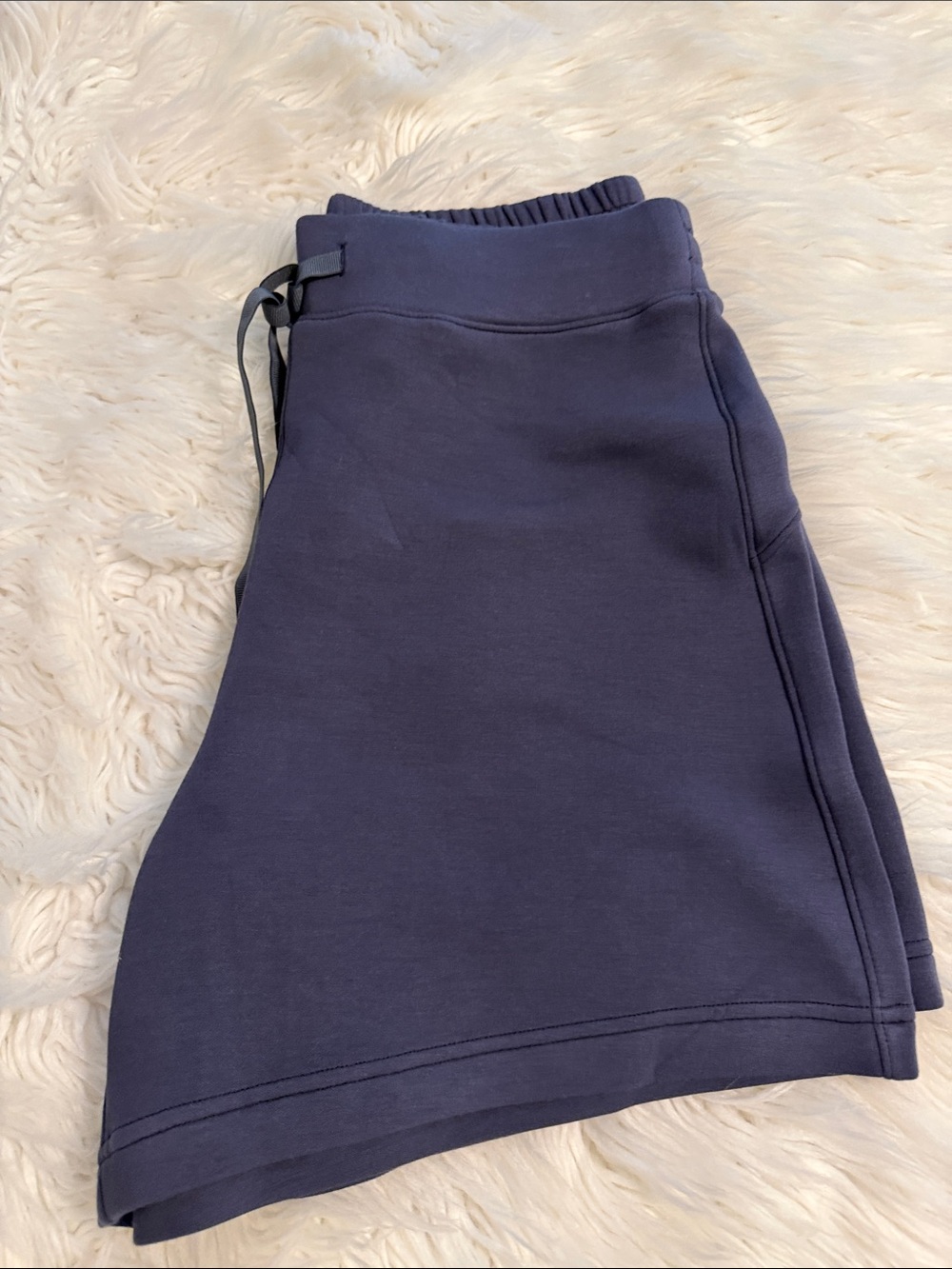 SPANX Navy Drawstring Athletic Shorts size M BNWOT - Picture 6 of 8